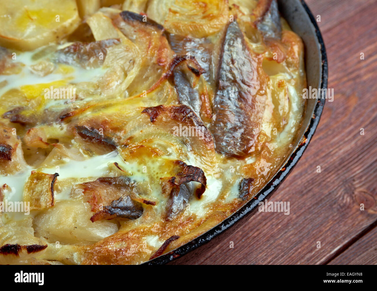 kalalaatikko Baltic Herring Casserole.Finnish cuisine Stock Photo Alamy