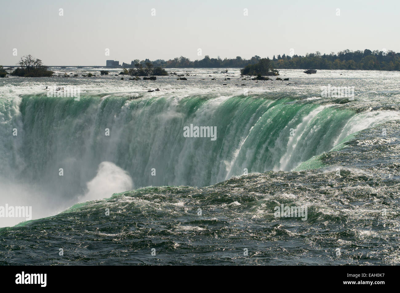 Horseshoe falls, Niagara Falls seen from the top Ontario, Canada Stock Photo
