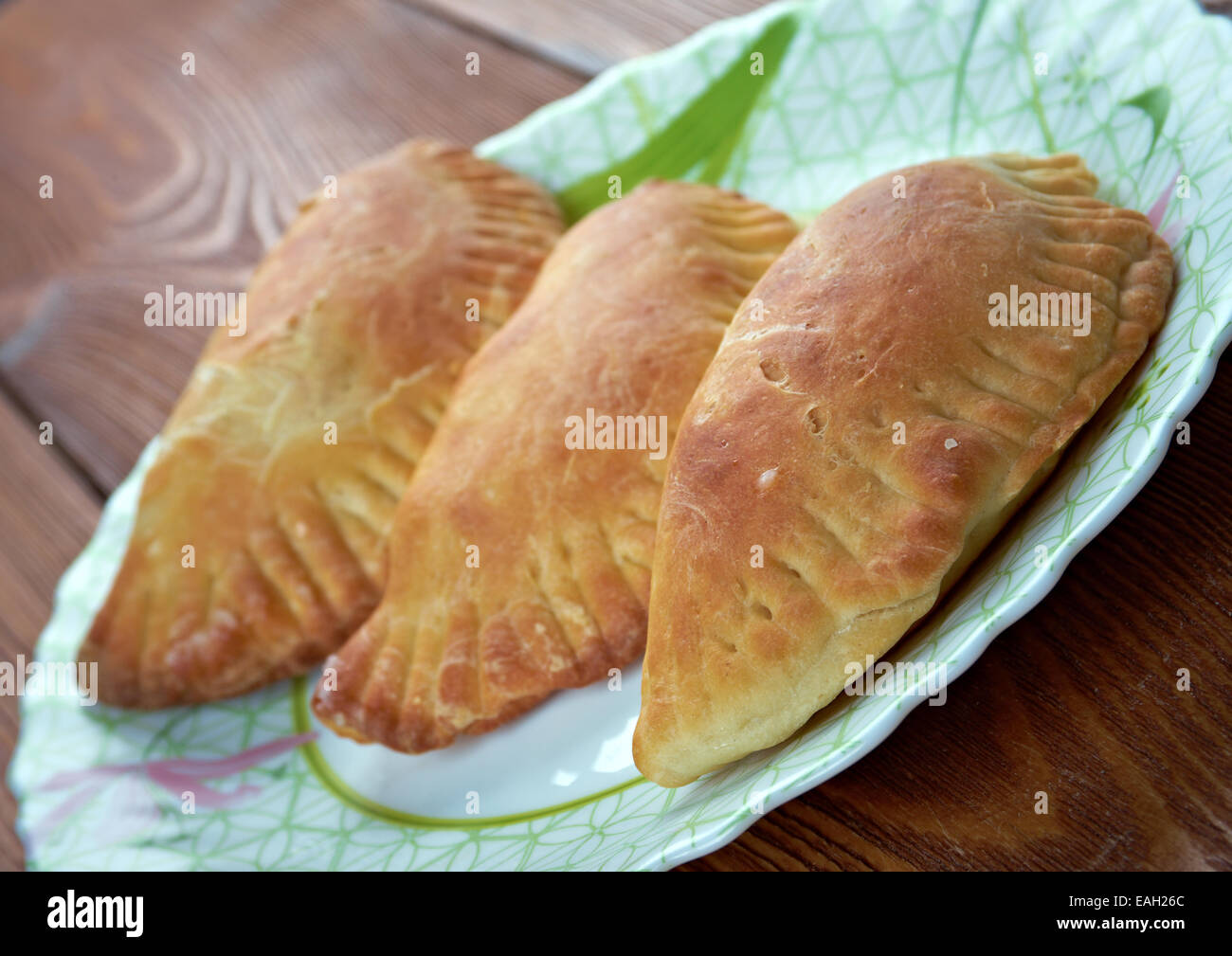 Empanada Argentine fried meat pate.stuffed bread or pastry baked or