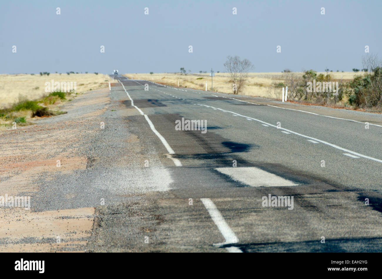 Barkly Highway, Camooweal, Queensland, Australia Stock Photo