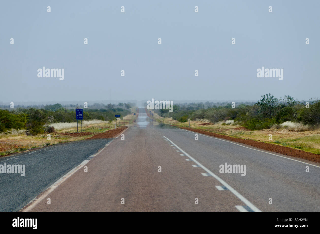 Barkly Highway, outback, Queensland, Australia Stock Photo
