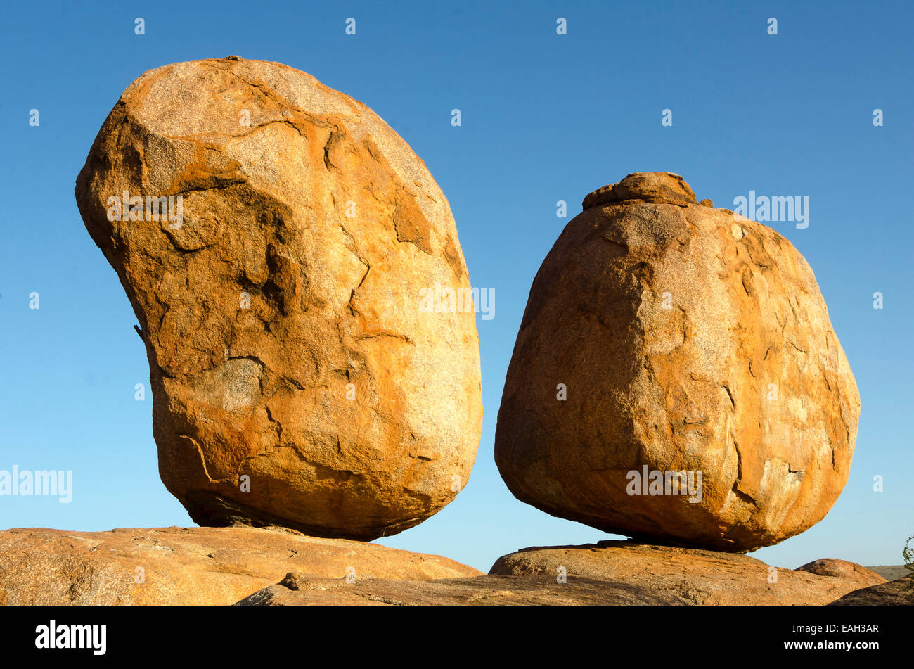 Rock formations, Devils Marbles, near Tennant Creek, Northern Territory, Australia Stock Photo