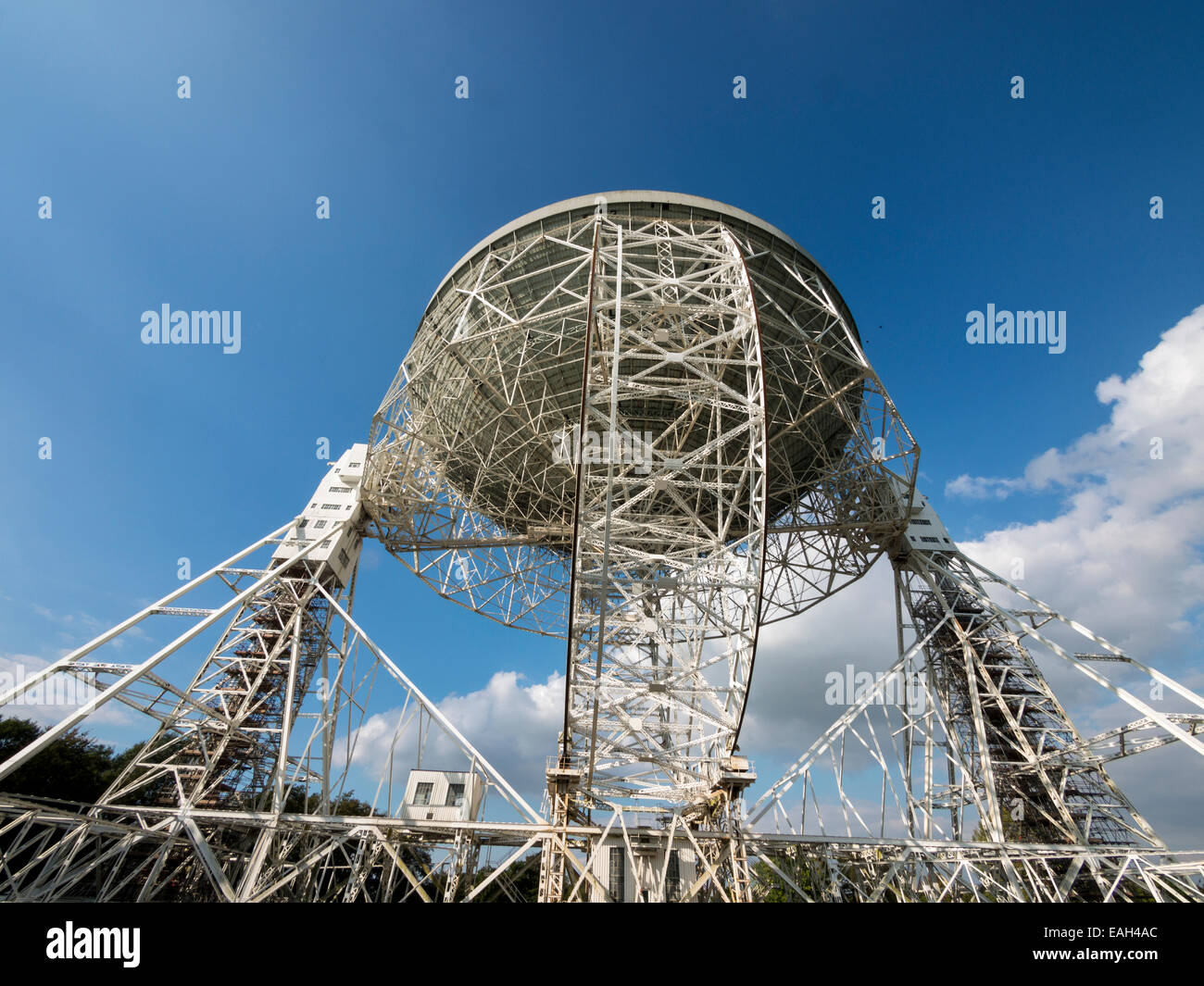 Lovell Telescope at Jodrell Bank Observatory,Cheshire, UK Stock Photo