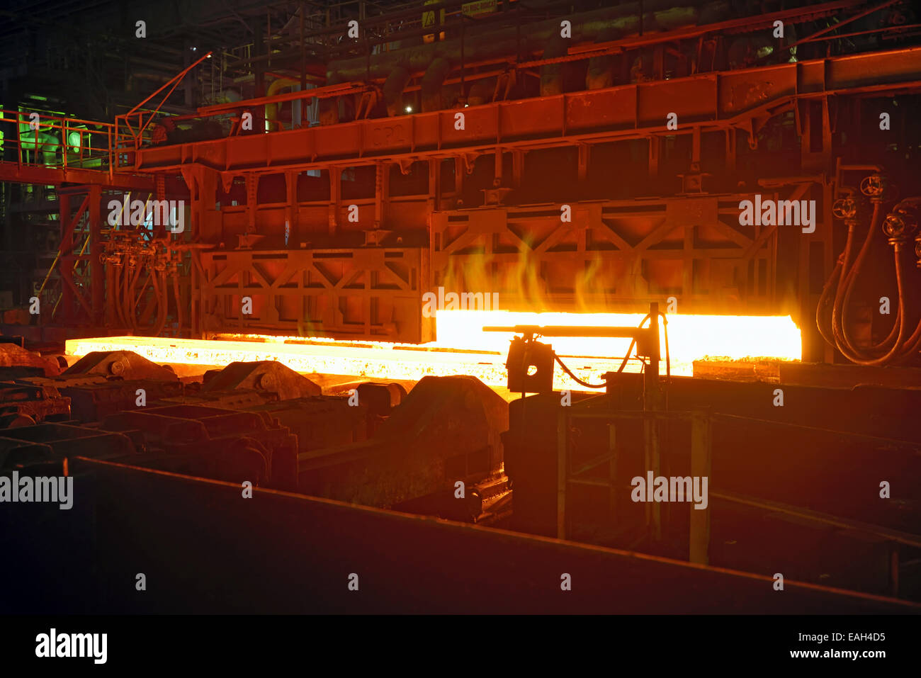 Liquid metal from blast furnace Stock Photo - Alamy