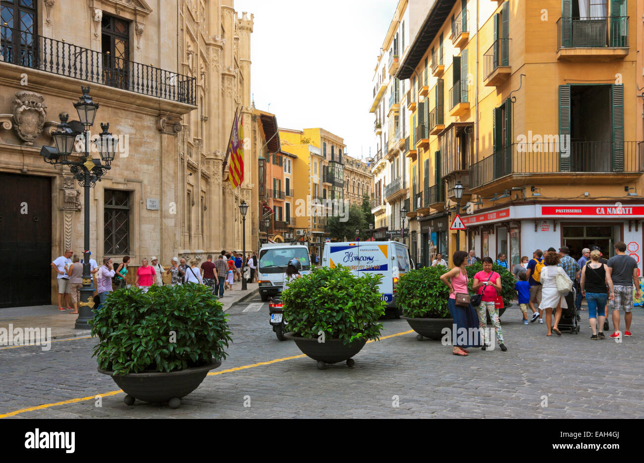 Placa De Cort Palma De Mallorca Balearic Islands Spain Stock