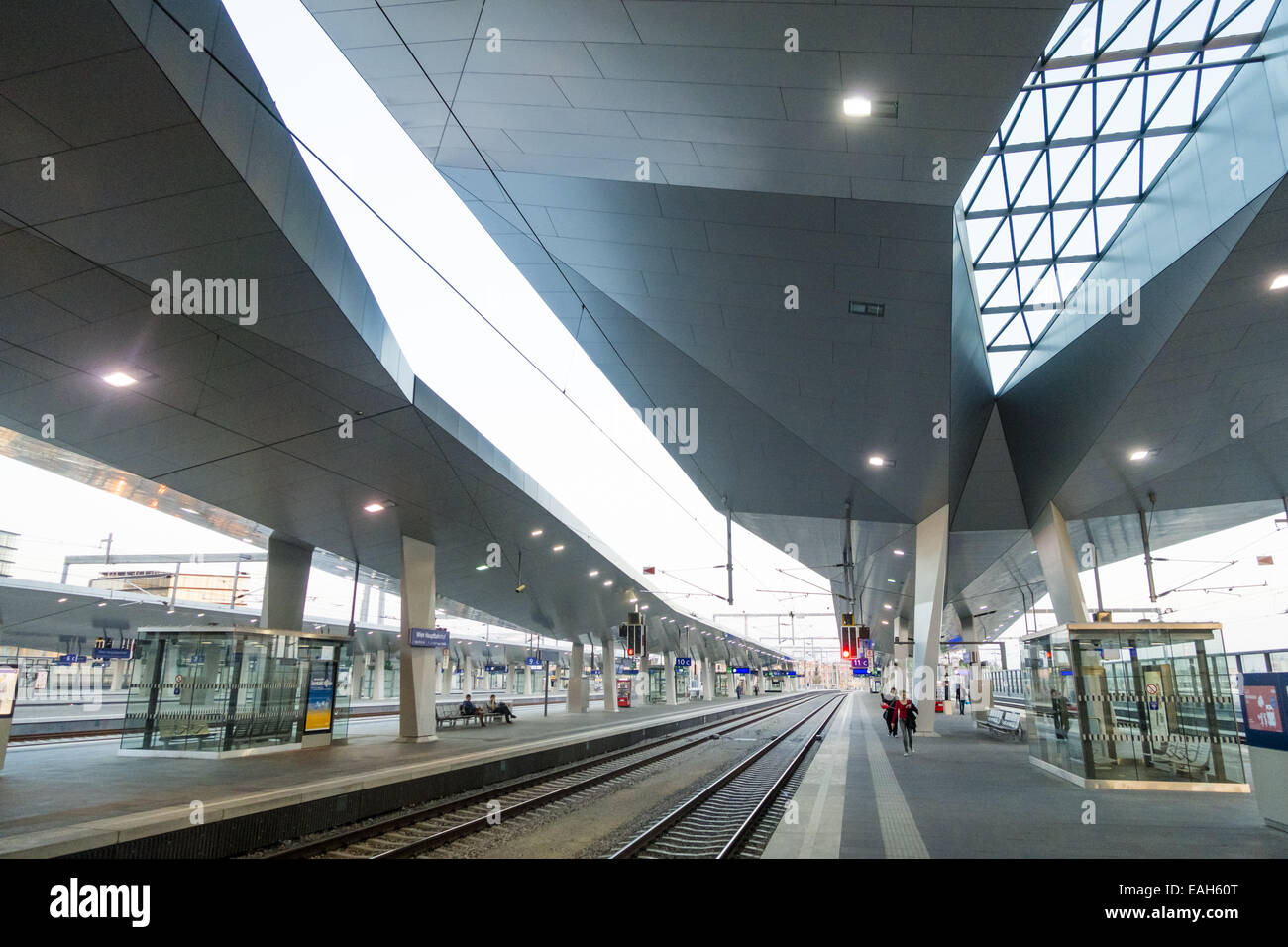 Wien Hauptbahnhof, Vienna Hauptbahnhof, Vienna main railway station ...