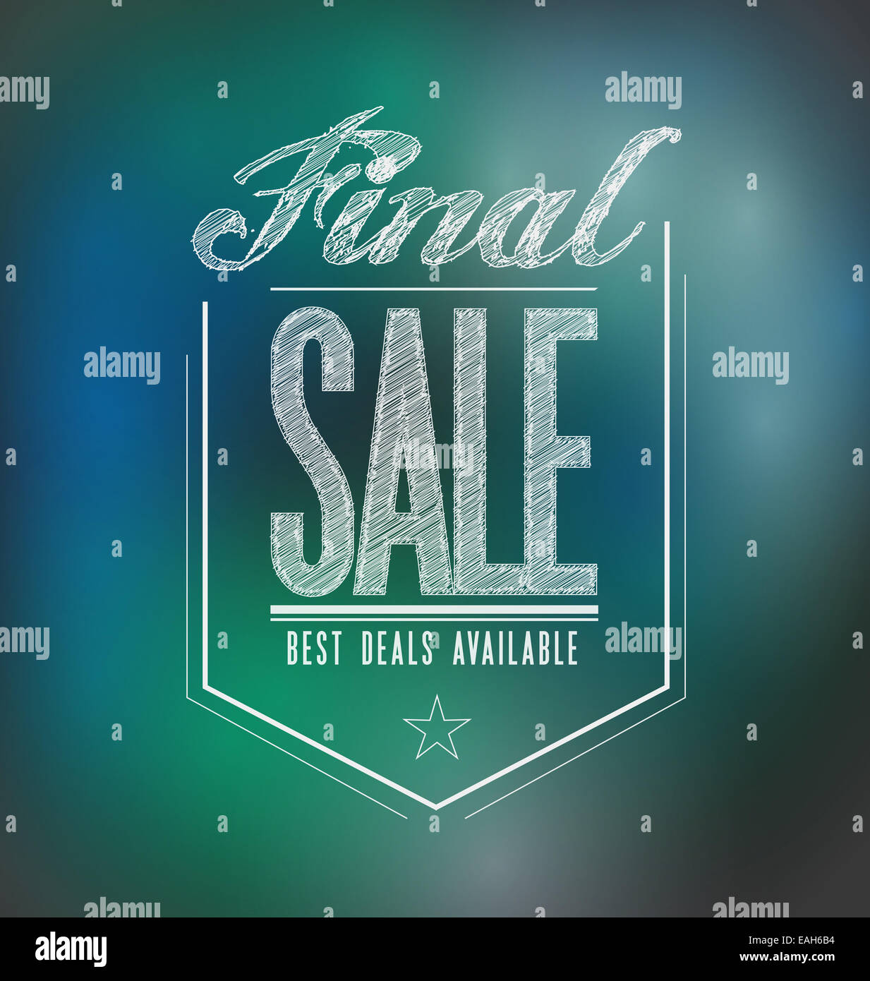 Lights final sale poster sign banner Stock Photo - Alamy