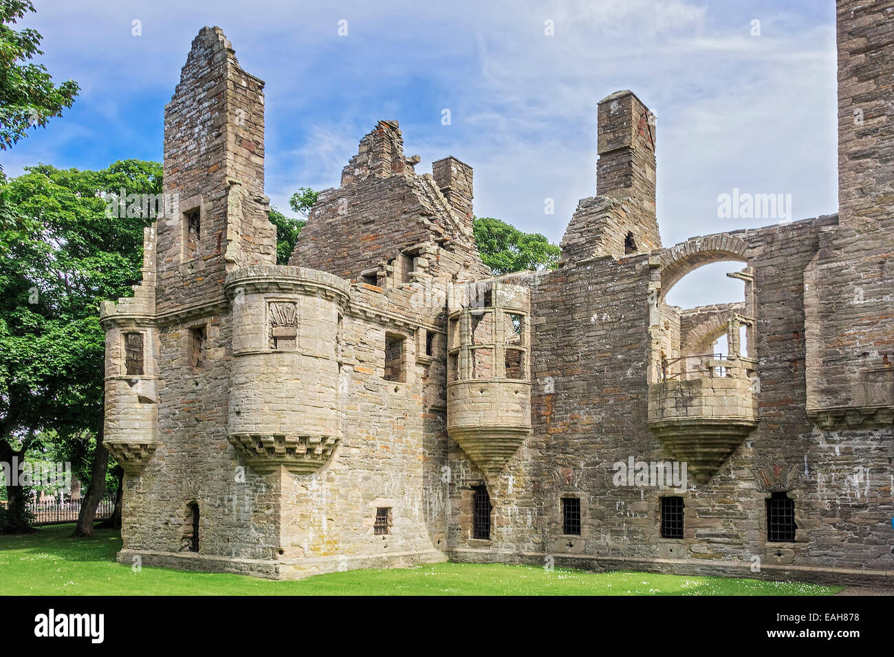 Ruins Of Earls Palace Kirkwell Orkney Islands UK Stock Photo
