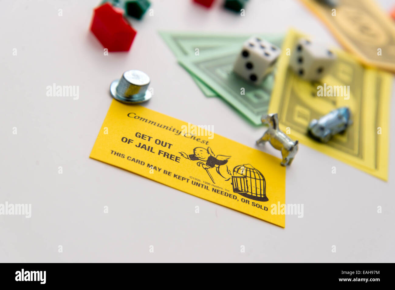 Monopoly board game Stock Photo