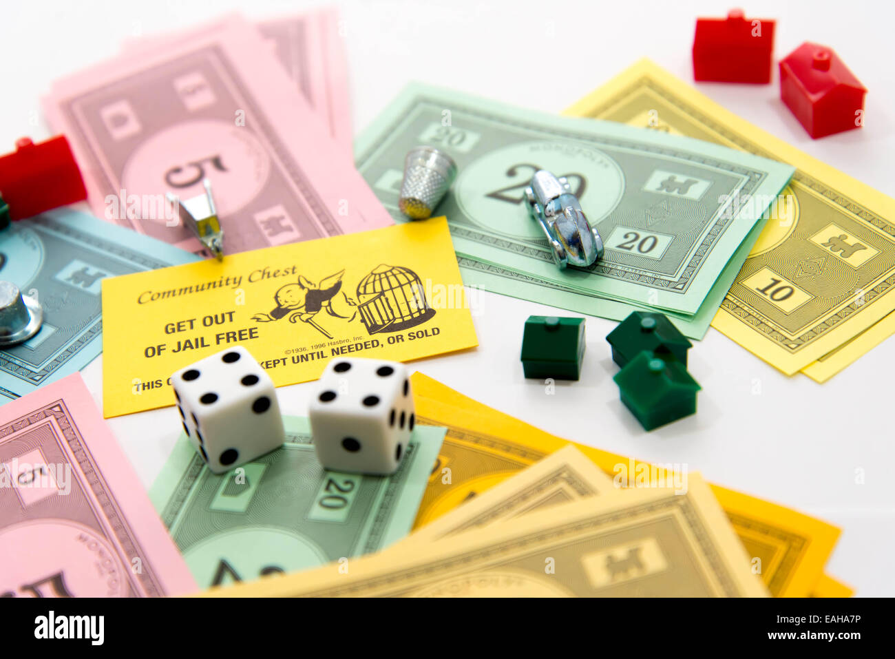 Monopoly board game Stock Photo