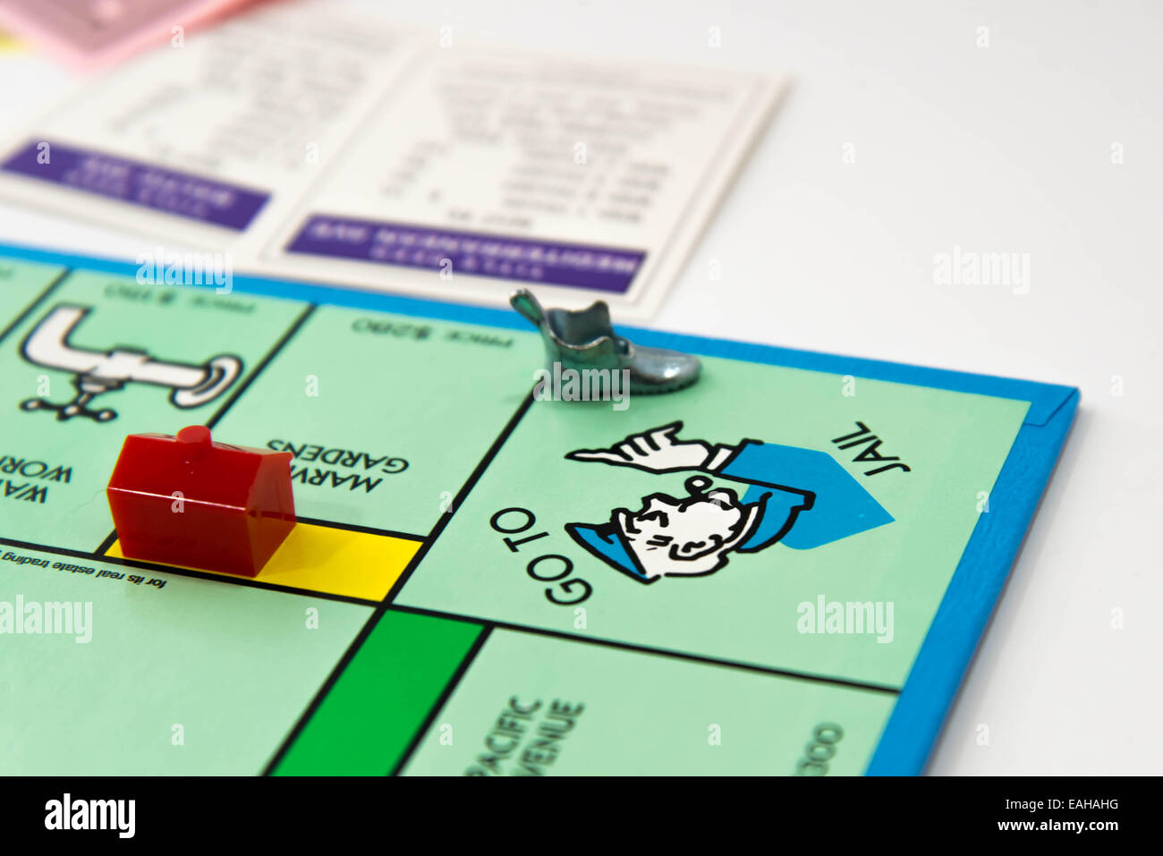 Monopoly board game Stock Photo Alamy