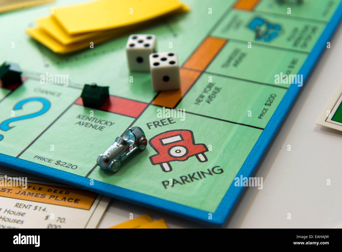 Monopoly board game Stock Photo Alamy