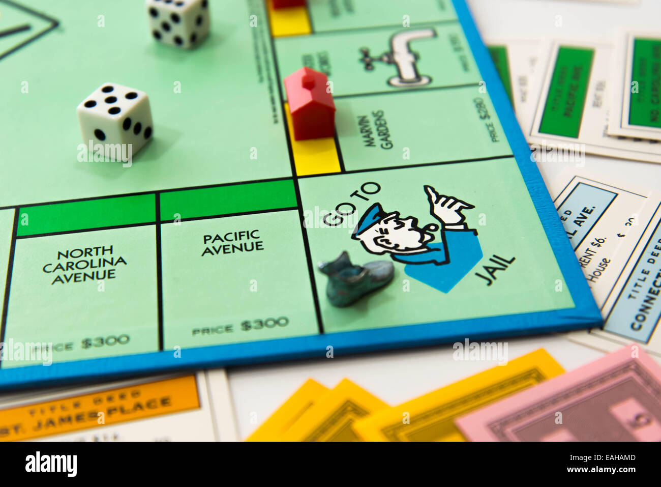 Monopoly board game Stock Photo Alamy