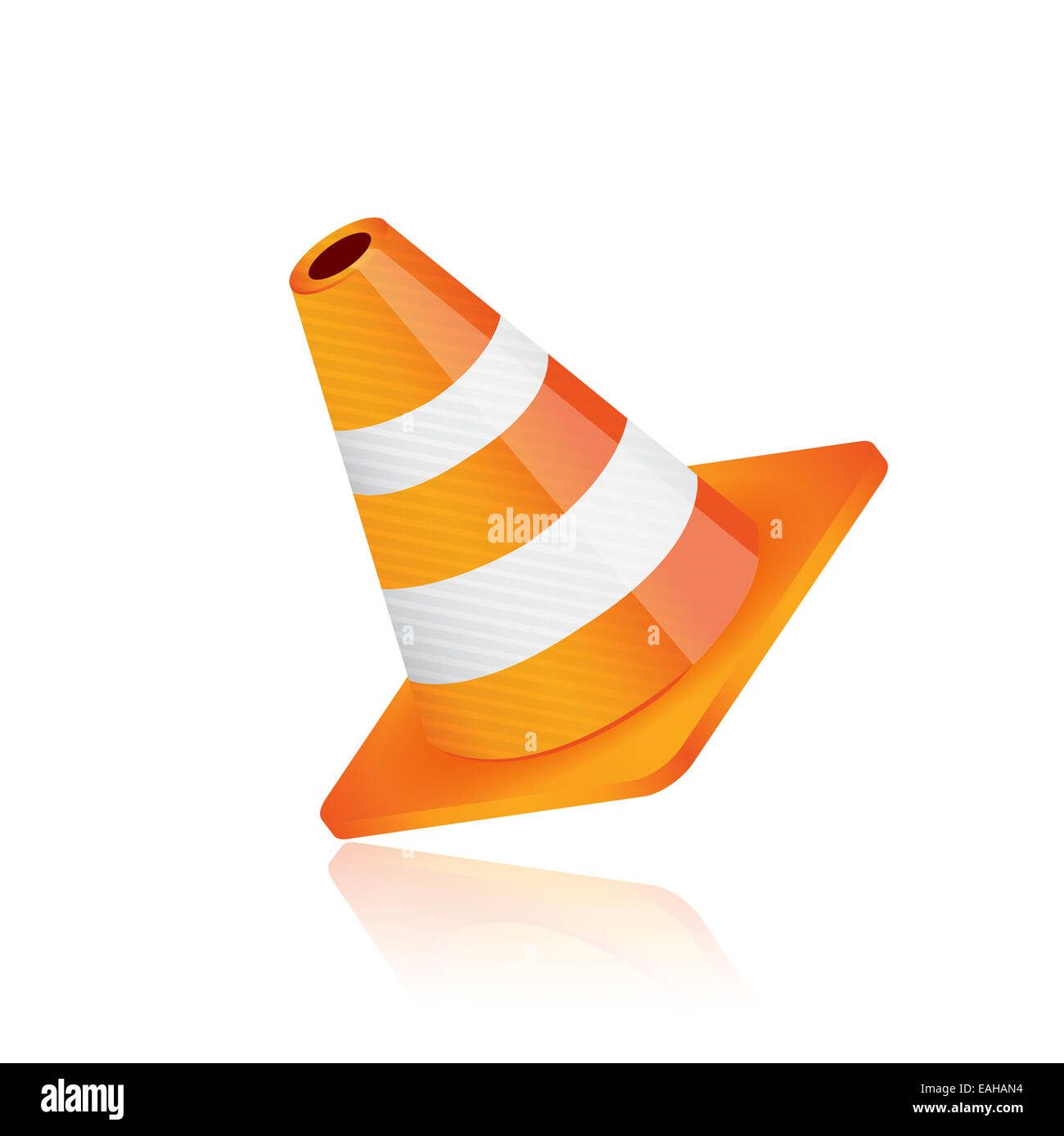 Construction cone illustration design Stock Photo Alamy