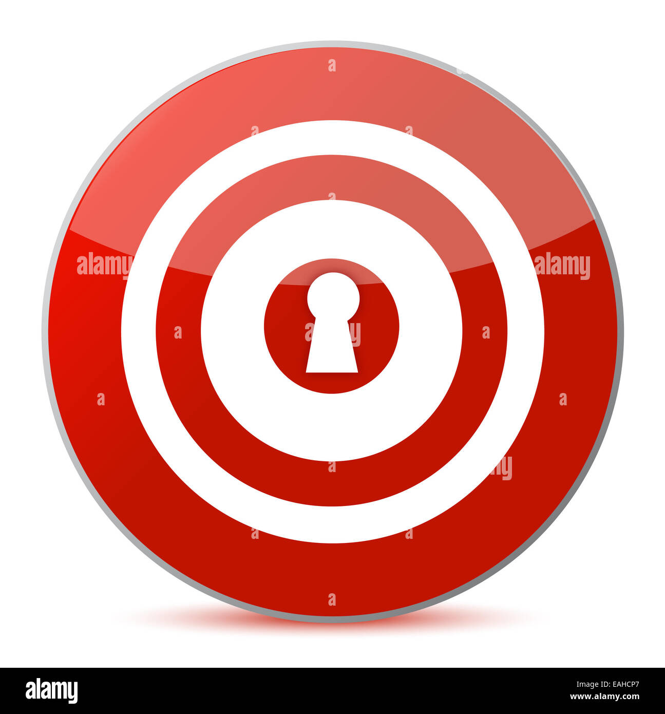 target lock illustration design over white background Stock Photo Alamy
