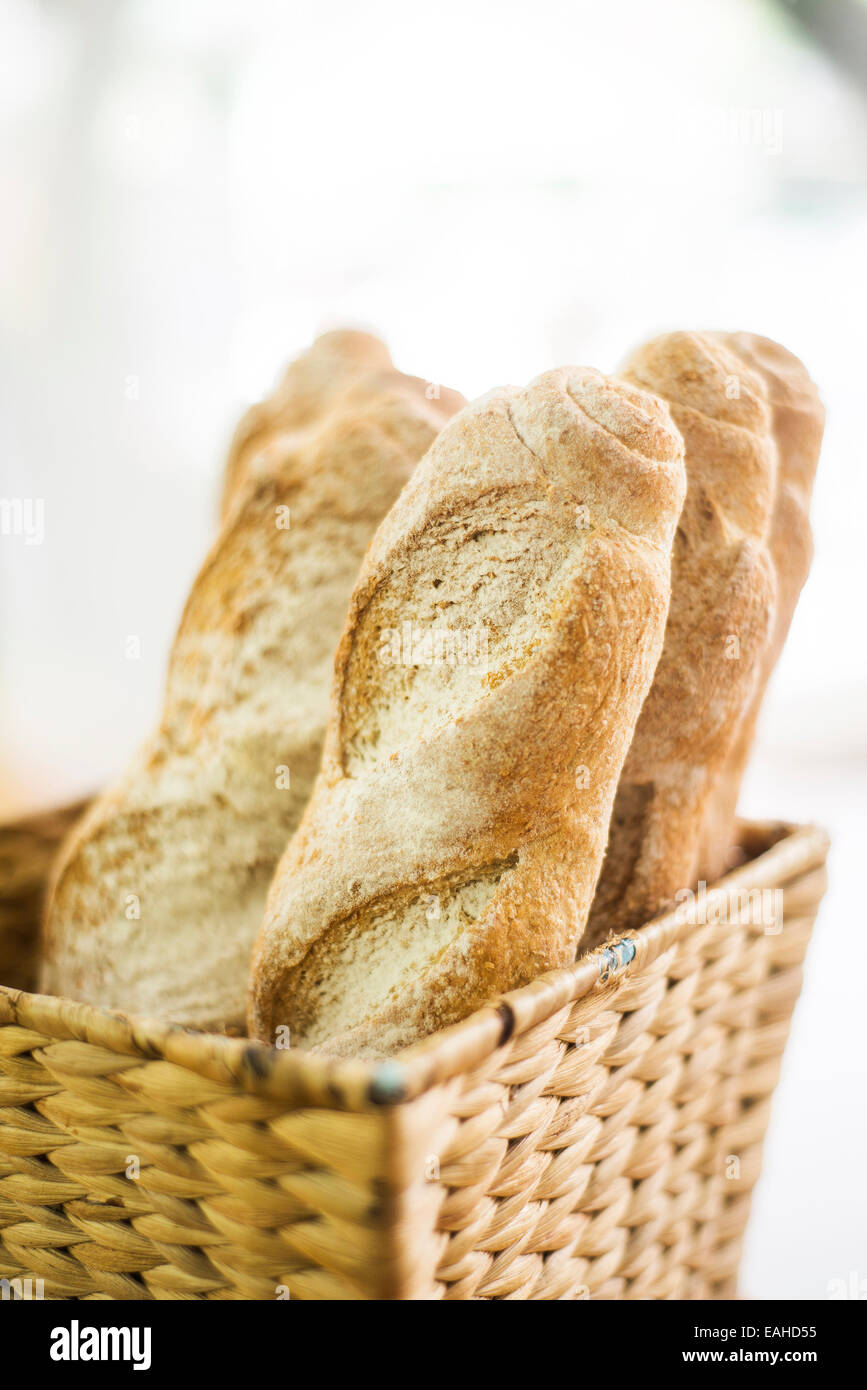 Loaves of bread basket hires stock photography and images Alamy