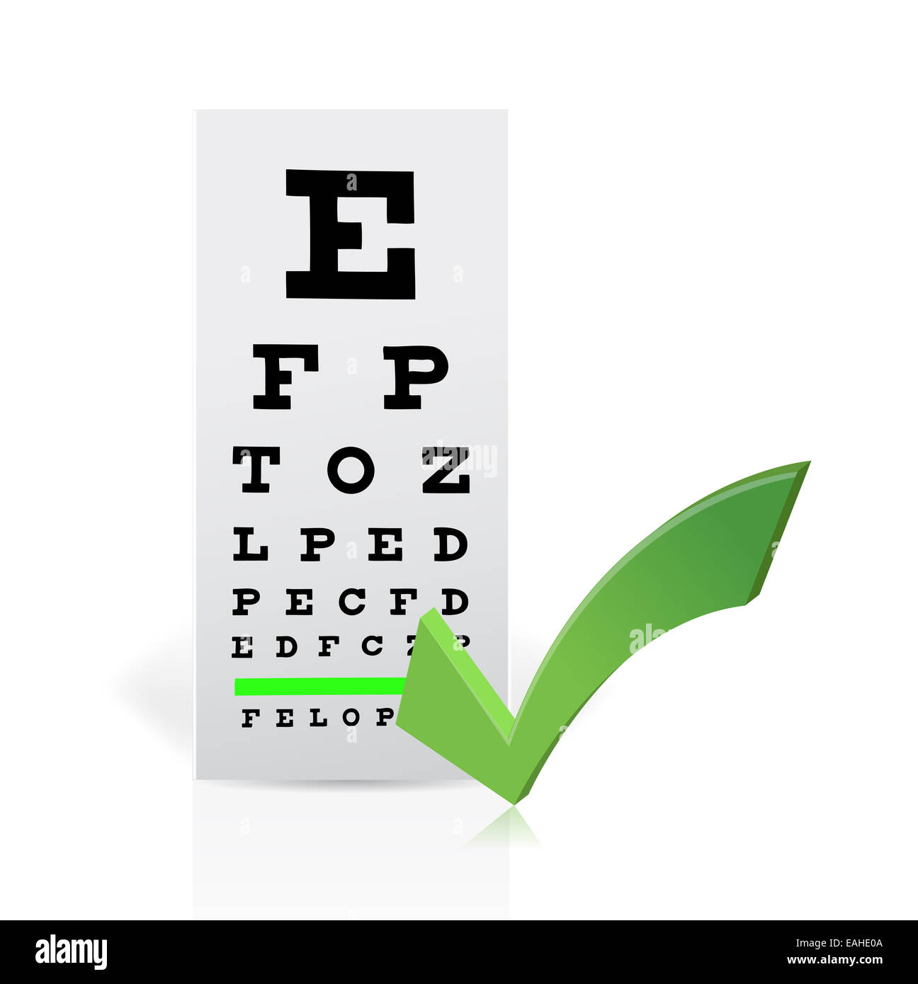 https://c8.alamy.com/comp/EAHE0A/medical-eye-chart-with-a-checkmark-good-vision-EAHE0A.jpg