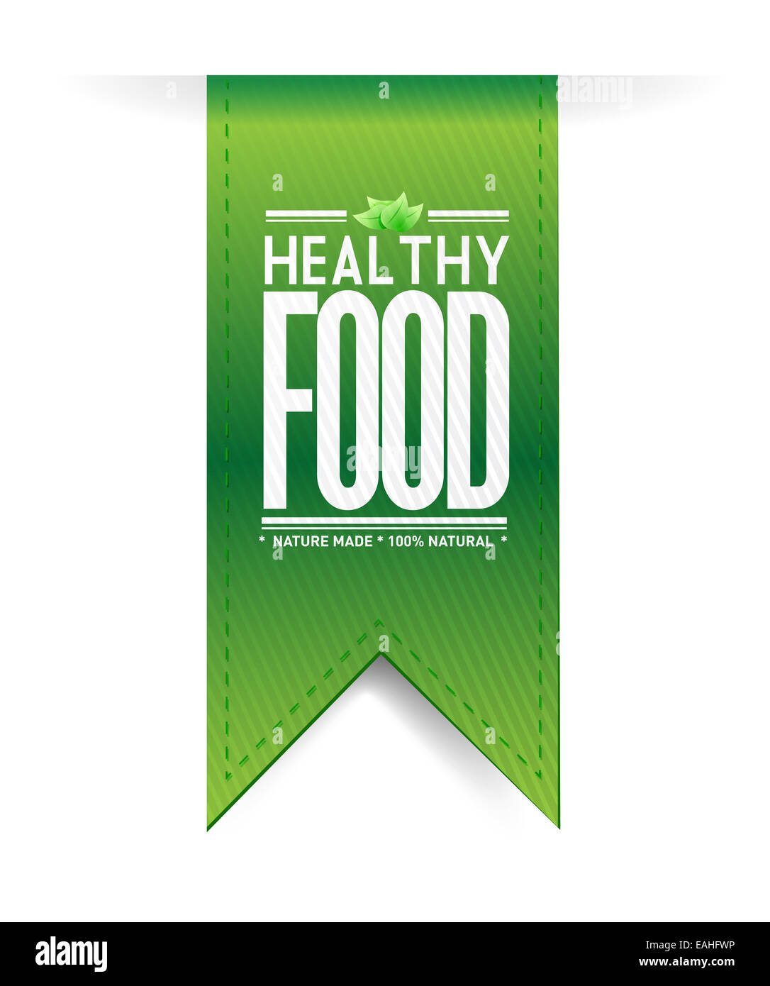 Healthy food banner concept illustration design Stock Photo - Alamy