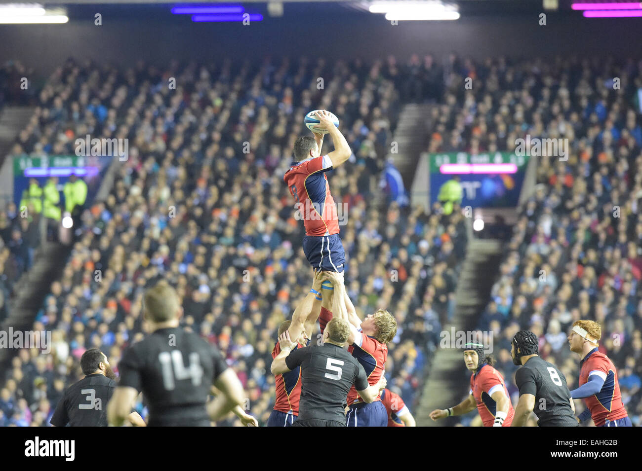 Edfinburgh, UK. 15 Nov 2014. ViaGoGo Autumn Test Scotland vs All