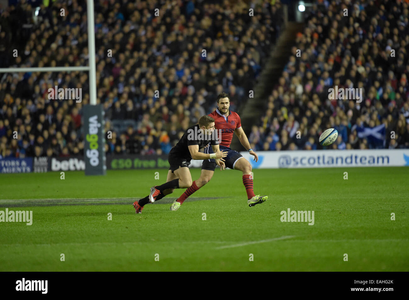 Edfinburgh, UK. 15 Nov 2014. ViaGoGo Autumn Test Scotland vs All