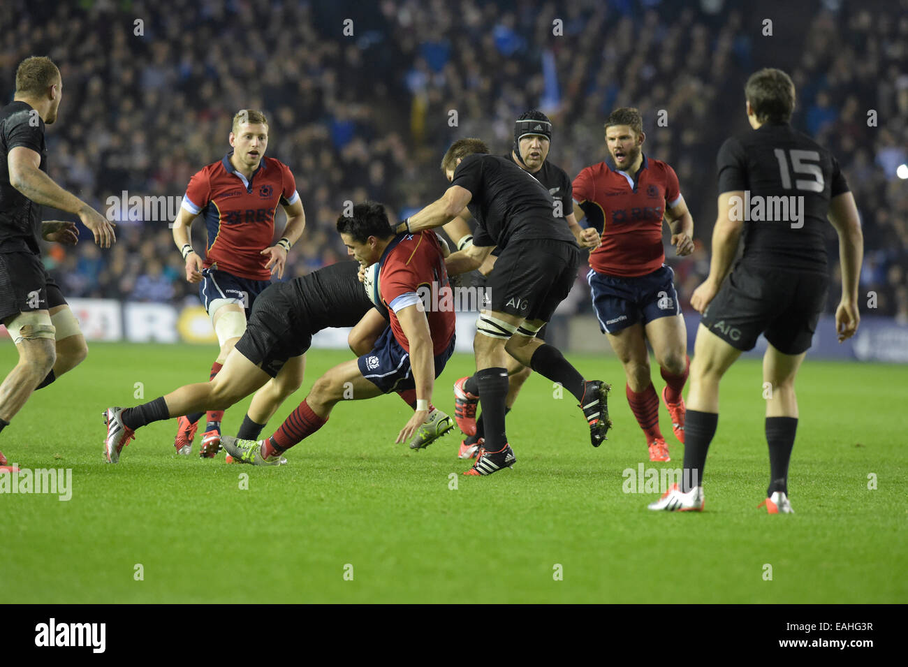 Edfinburgh, UK. 15 Nov 2014. ViaGoGo Autumn Test Scotland vs All