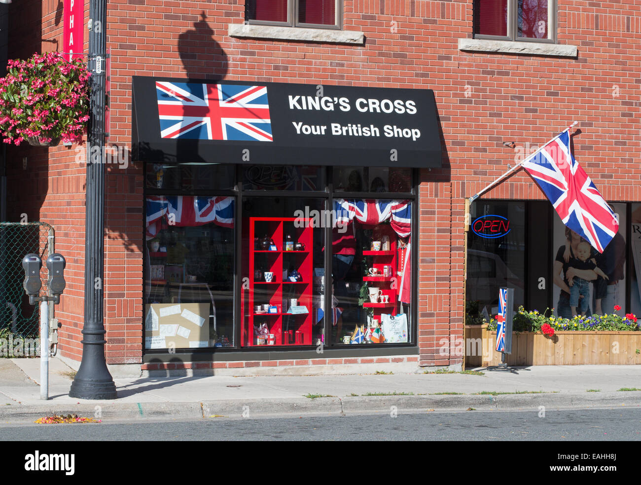 King' Cross British souvenir shop in Dundas, Hamilton, Ontario, Canada