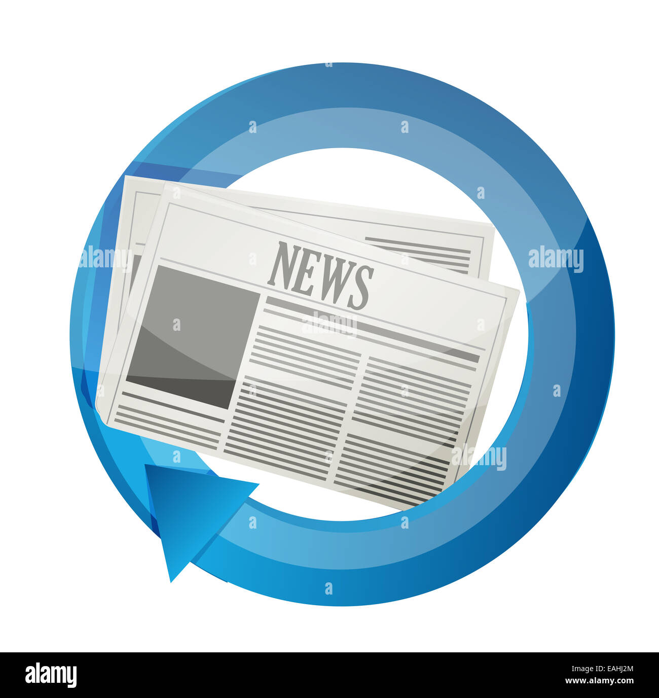 News concept illustration design Stock Photo