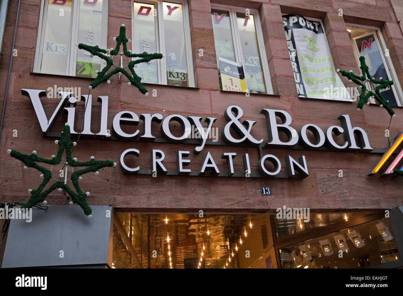 Villeroy & Boch creation store in Nuremburg Germany Stock Photo Alamy