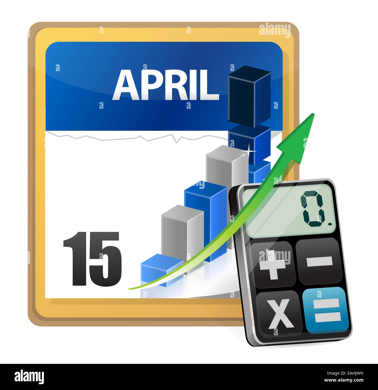 Taxes and modern calculator Stock Photo Alamy