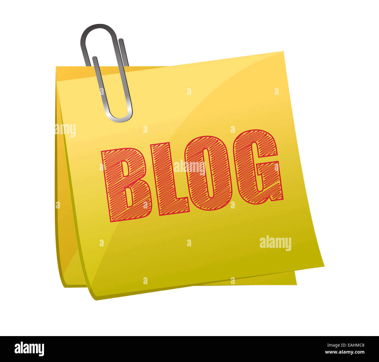 post it with the word bolt written illustration design Stock Photo Alamy