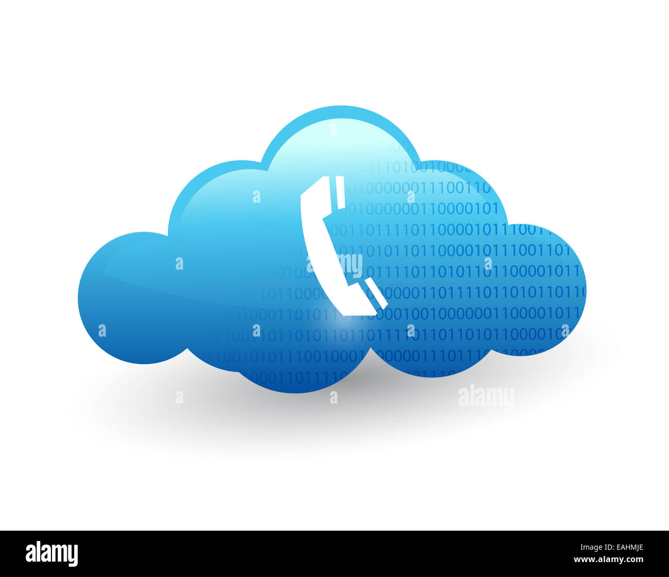 Silver blue cloud computing icon hi-res stock photography and images ...