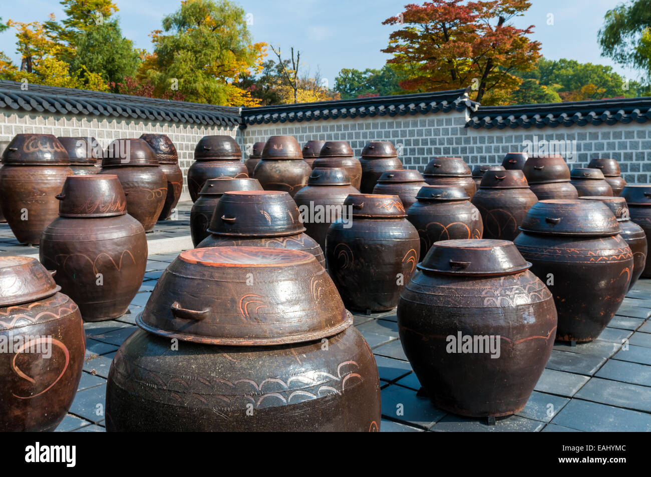 Korean clay pots hires stock photography and images Alamy