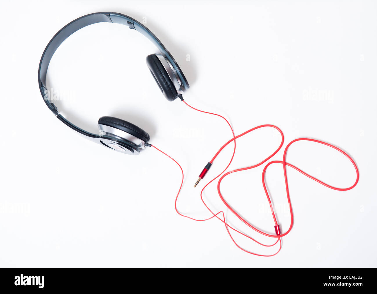 Photo Black headphones on white isolated background Stock Photo Alamy