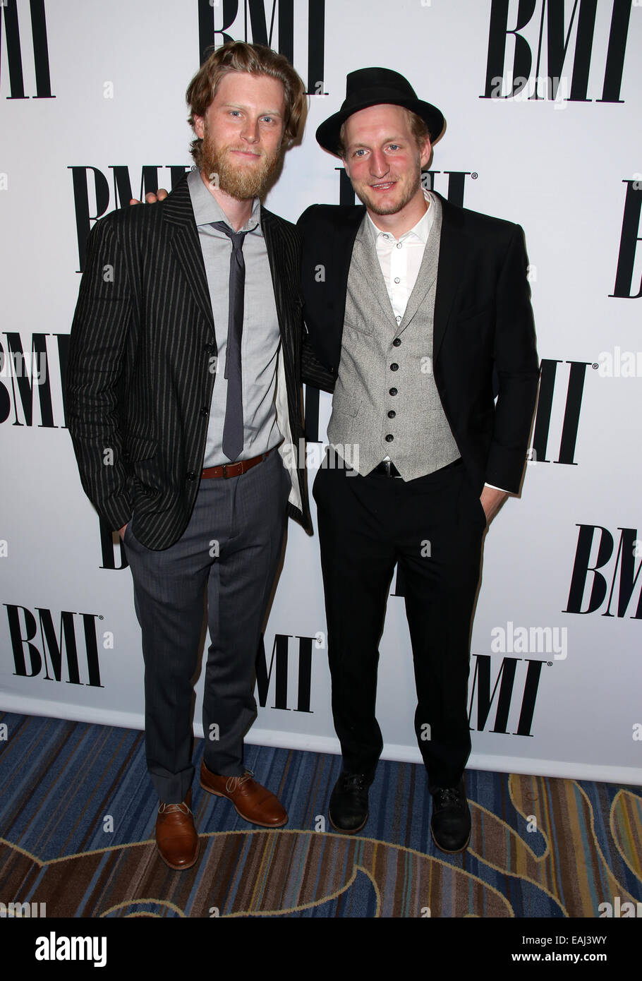 62nd annual BMI Pop Awards Featuring: Wesley Schultz,Jeremiah Caleb Fraites  Where: Beverly Hills, California, United States When: 13 May 2014 Stock  Photo - Alamy