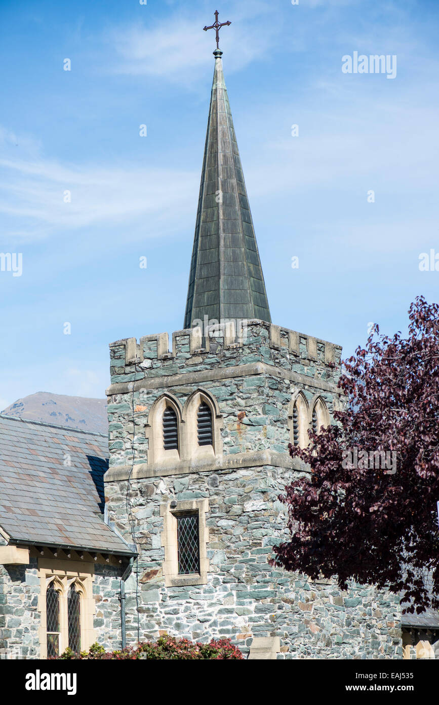 St Peter's church, Queenstown Stock Photo Alamy