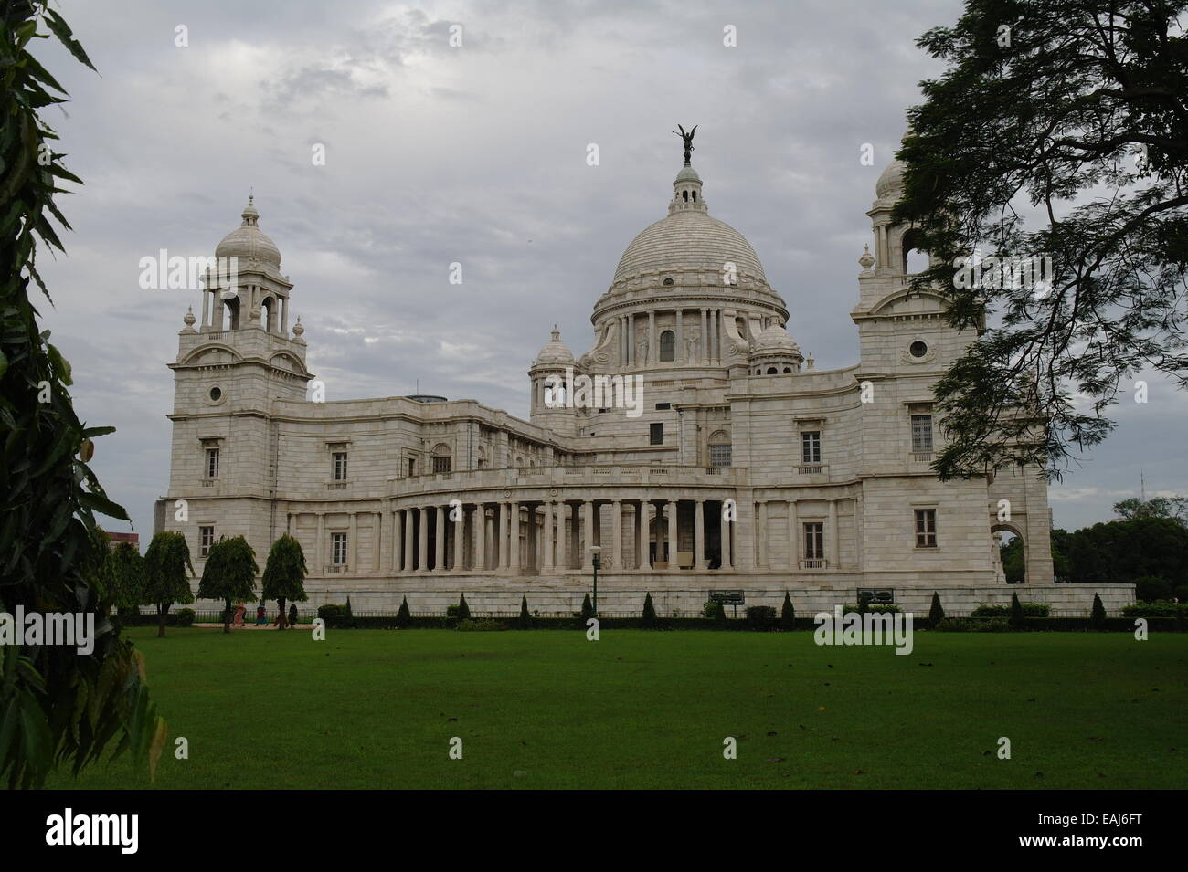 Victoria Memorial Hall Kolkata India Stock Photo