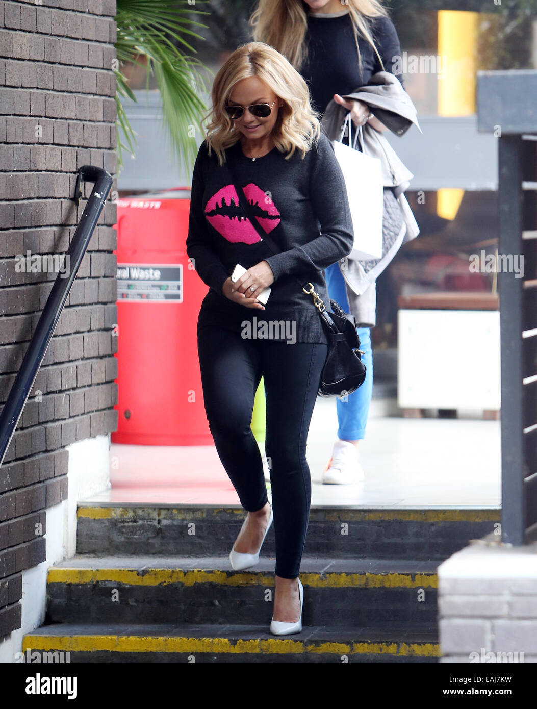 Emma Bunton outside ITV Studios Featuring: Emma Bunton Where: London