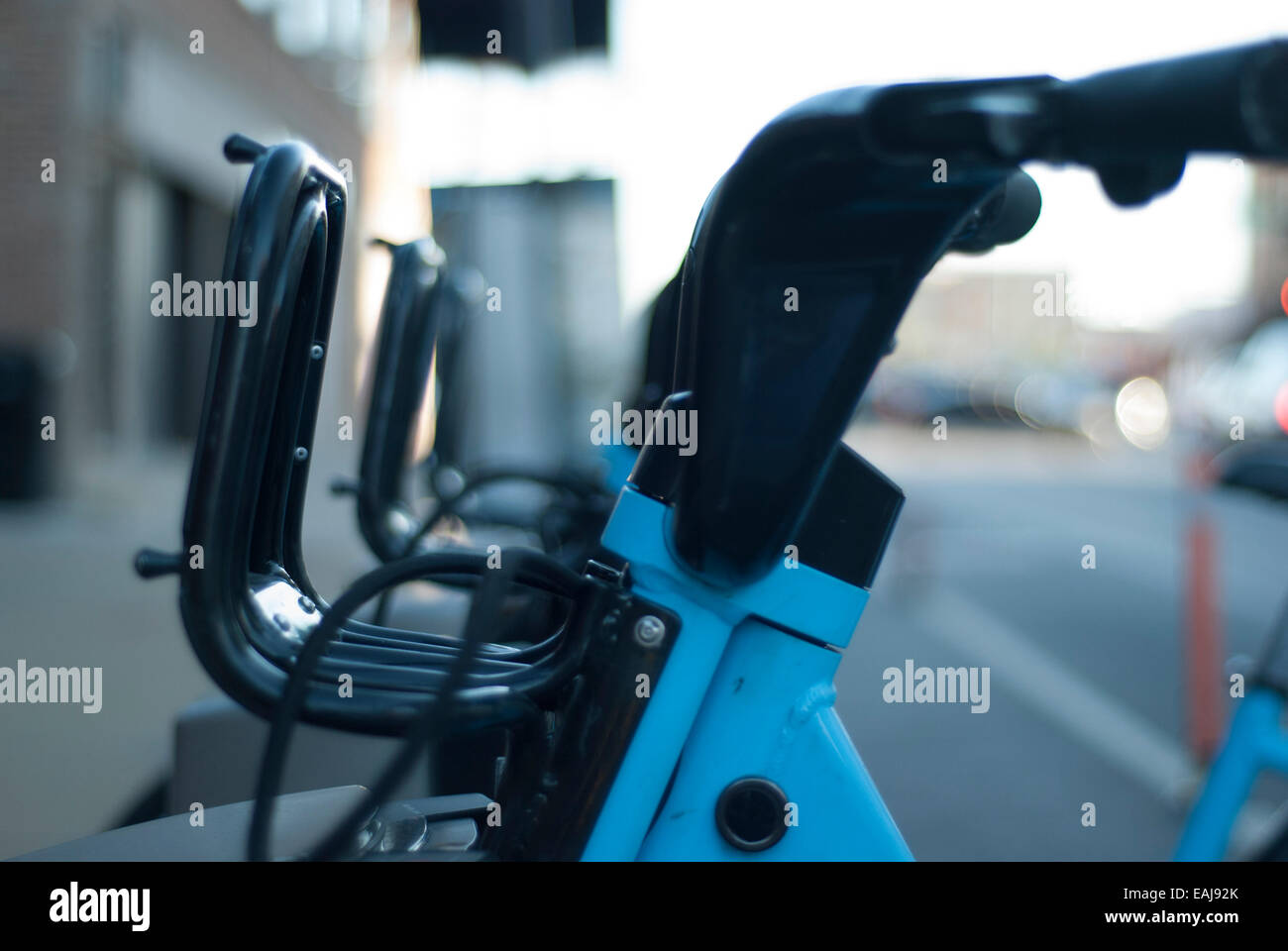 Bicycle Handles Stock Photo