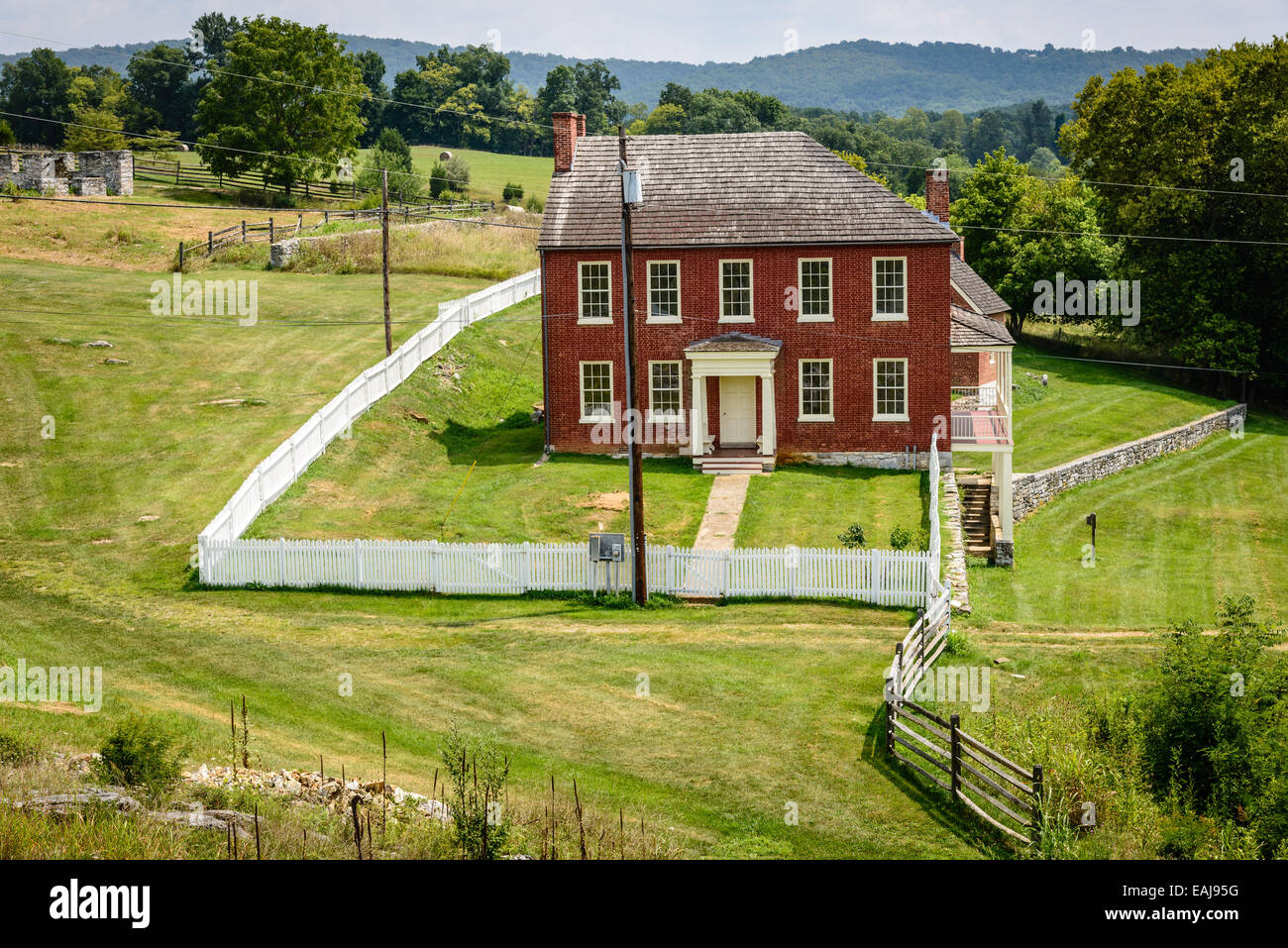 Sherrick Farm, Antietam National Battlefield, Sharpsburg, MD Stock