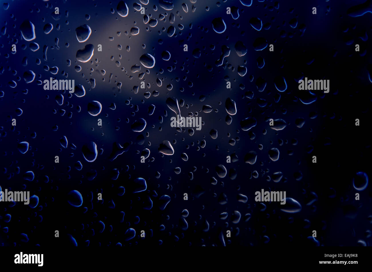 abstract blue color background with drop water Stock Photo - Alamy