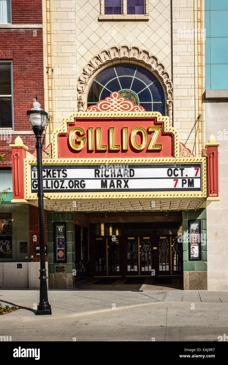 Gillioz Theatre, 325 Park Central East, Springfield, Missouri Stock Photo -  Alamy