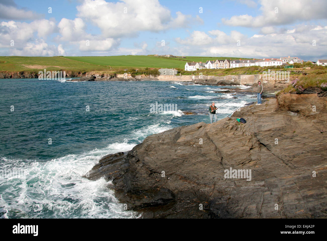 Trevone Bay Cornwall Eng.land UK Stock Photo Alamy