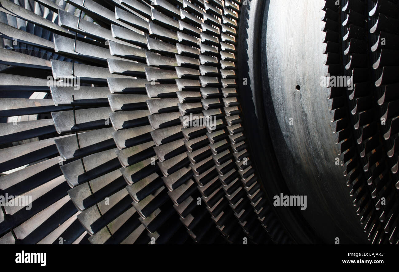 From the the old power station Tange, near Viborg, Denmark Stock Photo