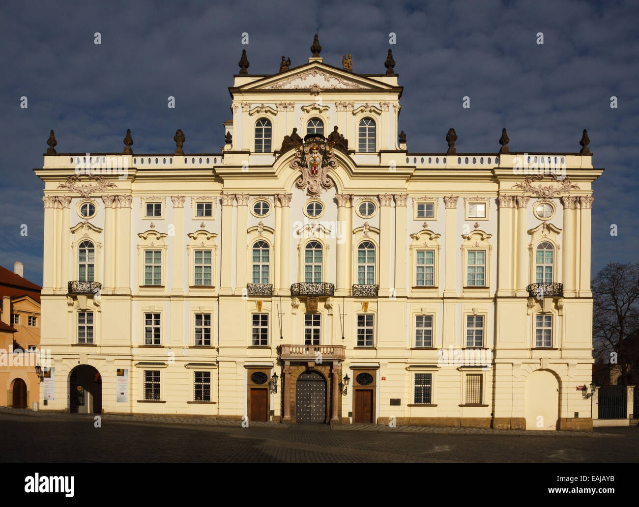 Palace in Prague Stock Photo Alamy