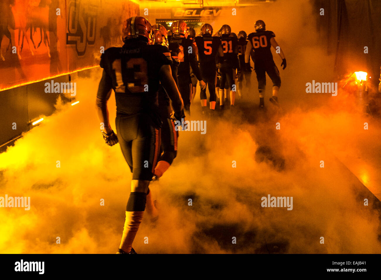 November 15 2104 The Oklahoma State Cowboys Leave The