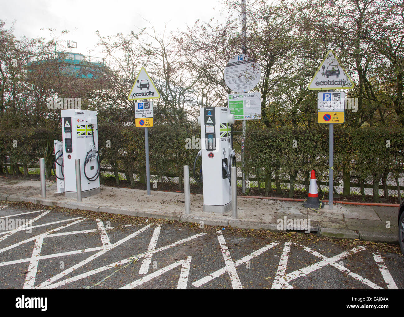 Ecotricity Electric Highway electric car charging point green energy Lancaster Forton Motorway