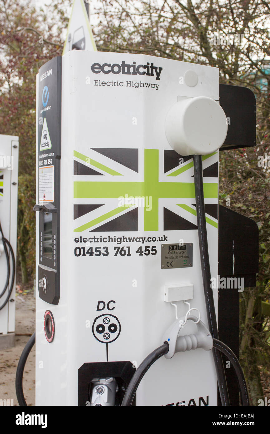 Ecotricity Electric Highway electric car charging point green energy Lancaster Forton Motorway