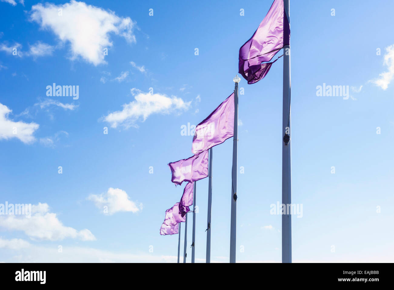 Purple flags hires stock photography and images Alamy