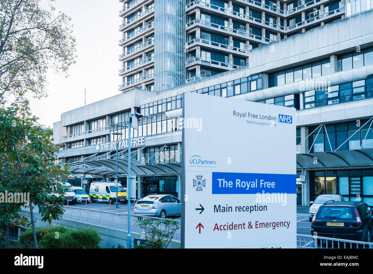 The Royal Free Hospital - London Stock Photo