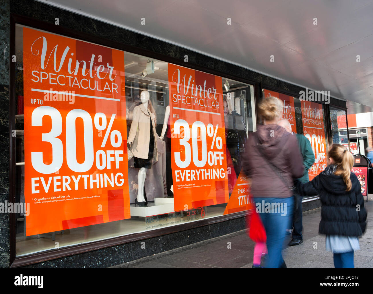 Shops And Stores Offering Discounts And Percent Off To